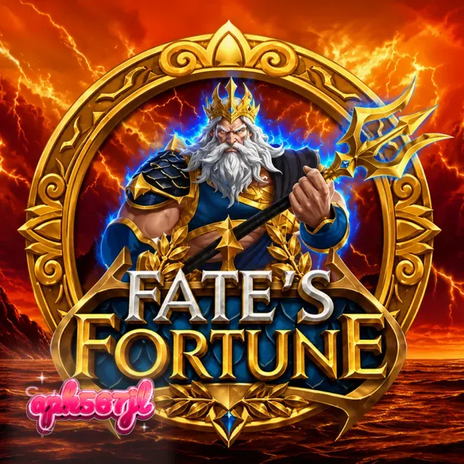 Tampilan visual slot Fate’s Fortune dengan tema mitologi Yunani